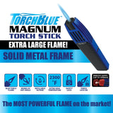 Zinc Torch Stick Lighter - 6 Pieces Per Retail Ready Display 23166 TORCH BLUE