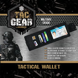 Snap Tactical Wallet with Id Window - 6 Pieces Per Retail Ready Display 23191