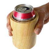 Wood Insulated Can and Bottle Cooler - 6 Pieces Per Retail Ready Display 23222