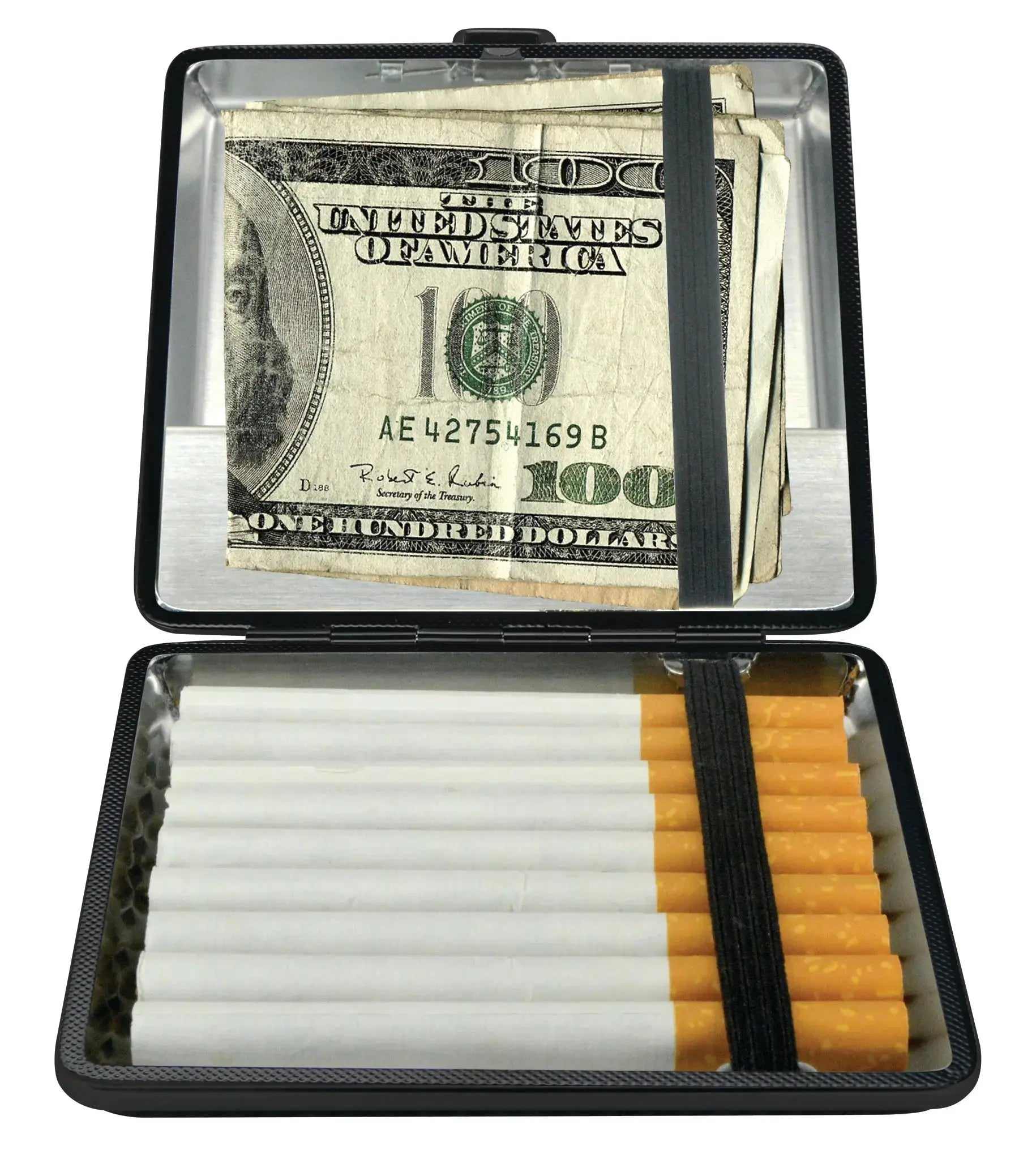 Cigarette Case with USB Coil Lighter - 8 Pieces Per Retail Ready Display 41334 SMOKEZILLA