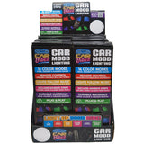 Car Mood Lighting with Remote Control - 6 Pieces Per Retail Ready Display 23307