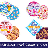 Blanket Plush Floor Display Assortment Floor Display - 36 Pieces Per Retail Ready Display 88399