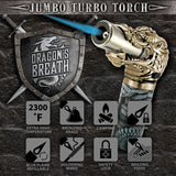 Dragon Jumbo Torch Lighter  - 6 Pieces Per Retail Ready Display 23667