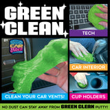 Car Putty Green Clean Car and Technology Slime - 6 Pieces Per Retail Ready Display 23718