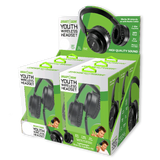 Wireless Headphones Youth with Aux Cable - 6 Pieces Per Retail Ready Display 23724