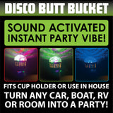 Disco Butt Bucket with Sound Activated LED Lights - 6 Pieces Per Retail Ready Display 23742