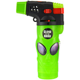 Glow In The Dark Molded Alien XXL Torch Lighter - 12 Pieces Per Retail Ready Display 24811