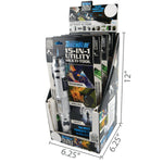 Metal Multi-Tool Torch Stick Lighter with LED Light - 6 Pieces Per Retail Ready Display 24964 TORCH BLUE