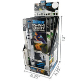 Metal Multi-Tool Torch Stick Lighter with LED Light - 6 Pieces Per Retail Ready Display 24964 TORCH BLUE