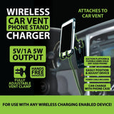 Phone Mount with Wireless Charging and Vent Clip - 6 Pieces Per Retail Ready Display 25588 GADGET GEAR