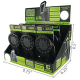 Phone Mount with Wireless Charging and Vent Clip - 6 Pieces Per Retail Ready Display 25588 GADGET GEAR