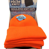 Winter Knit Hat Beanie and Glove Assortment Floor Display - 72 Pieces Per Retail Ready Display 88367