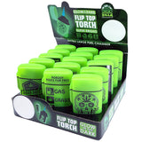 Glow in The Dark Flip Top Lighter - 15 Pieces Per Retail Ready Display 30011