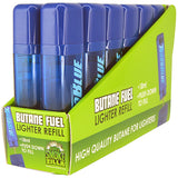 18ML Bulk Torch Blue Butane Refill - 12 Pieces Per Retail Ready Display 40311