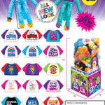Plush Mohawk Monkey Assorted Floor Display - 18 Pieces Per Retail Ready Display 88284 KIPP BROTHERS