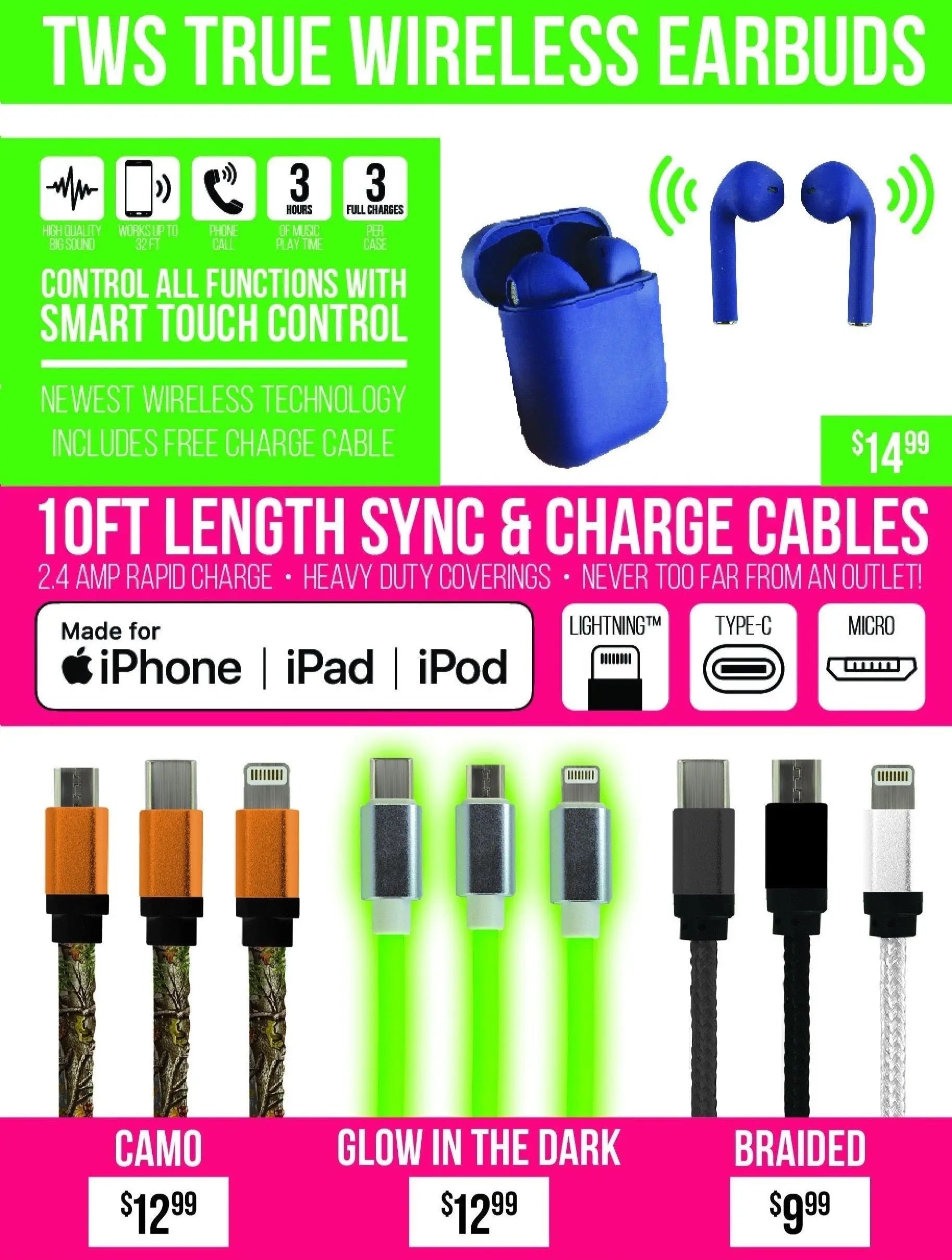 Mobile Accessory Assortment Kit For Wing Rack - 33 Pieces Per Pack 88424 GADGET GEAR