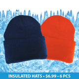 Polar Knitz Winter Floor Display Insulated Hats Ad