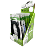 Charging Cable Indestructible Assortment 10FT 2.4 Amp - 6 Pieces Per Retail Ready Display 88468 GADGET GEAR