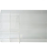 Merchandising Fixture - Acrylic Six Bin with Two Shelves Bulk Display 969210 NOVELTY INC