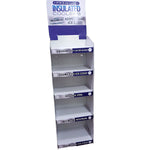 Merchandising Fixture - Corrugated Insulated Coolers Floor Display ONLY 974000 POLAR GEAR