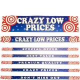 Merchandising Fixture - 3' Merchandising 7 Sign Set 974630 NOVELTY INC