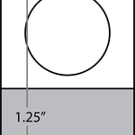Merchandising Fixture - Adhesive Hang Tabs Sheet 975230 NOVELTY INC