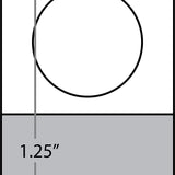 Merchandising Fixture - Adhesive Hang Tabs Sheet 975230 NOVELTY INC