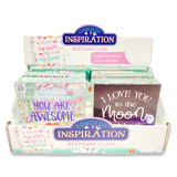 Inspirational Glass Keepsake - 6 Pieces Per Retail Ready Display 23574