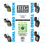 Merchandising Fixture - Corrugated Big Bubba Dual Torch 3 Tier Display ONLY 974360 SMOKEZILLA