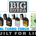 Merchandising Fixture - Corrugated Big Bubba Dual Torch 3 Tier Display ONLY 974360 SMOKEZILLA