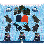 Merchandising Fixture - Winter Corrugated Floor Display 974700 POLAR GEAR