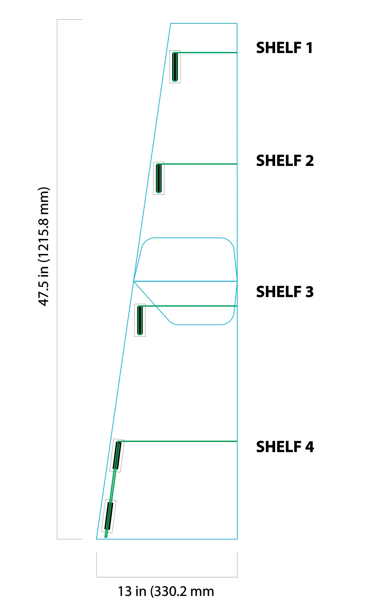 Merchandising Fixture - Corrugated Smokezilla Floor Display ONLY 974760 SMOKEZILLA