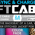 10FT Charging Cable Refill Kit Fashion Assortment - 36 Pieces Per Pack 88386 GADGET GEAR