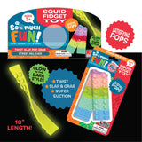 Fidget Pop Sensory Squid Toy - 24 Pieces Per Retail Ready Display 23264