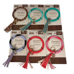 Silicone Ring Keychain Wristlet - 6 Pieces Per Retail Ready Display 22526 NOVELTY INC