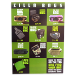 Merchandising Fixture - Zilla Bag Signage ONLY 977210 SMOKEZILLA