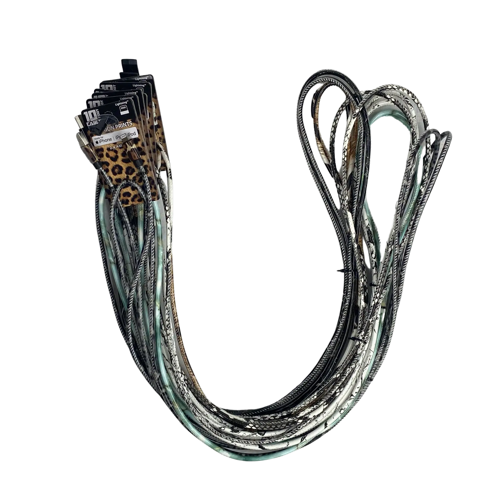 10FT Charging Cable Refill Kit Fashion Assortment - 36 Pieces Per Pack 88386 GADGET GEAR