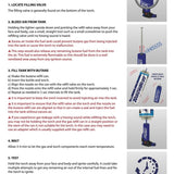 Glow in The Dark Torch Stick Lighter with Bottle Opener - 12 Pieces Per Retail Ready Display 21984 TORCH BLUE