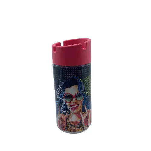 Full Print Glass Butt Bucket Ashtray - 6 Pieces Per Retail Ready Display 23291 SMOKEZILLA